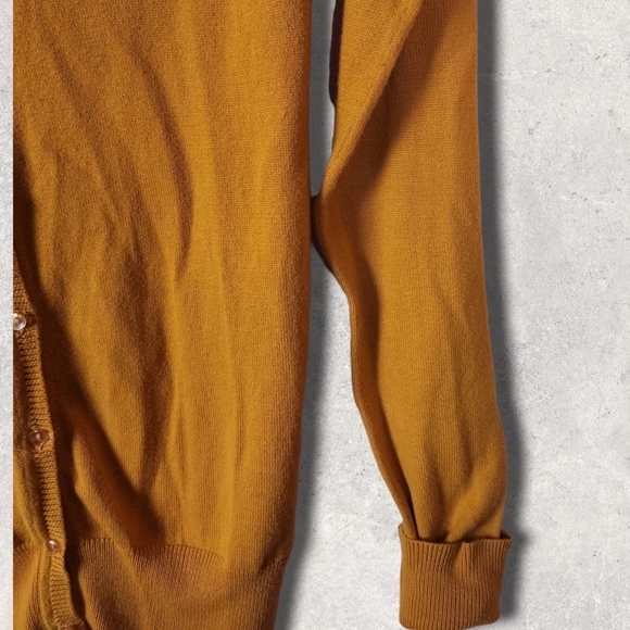 ZARA orange cardigan size Small - Picture 4 of 6